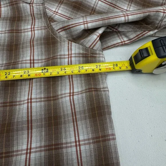 Red Head Brand Co. Mens Brown Plaid Button Up SS Shirt, Size XXL - Picture 8 of 8